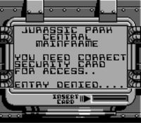 Jurassic Park sur Nintendo Game Boy